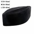 Cotton Muslim Worship Hat Fashion Embroidery Black India Caps Muslim Hat Men.