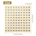 100 Sheets Number Labels Stickers 1-100 Numbers Round Stickers. 