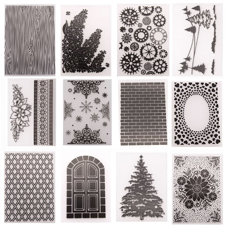 26 Styles Plastic Embossing Folder Template For Diy Scrapbooking Craft ...