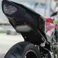 Motorbike ATV Adjustable Folding License Plate Bracket Tail Fender Eliminator License Number Plate Bracket Mount Tidy Tail. 