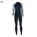 Women Wetsuit Scuba Diving Suit Cold Feel, Back Zip Dive Skins Wet Suit Swimsuit XXL Black. 