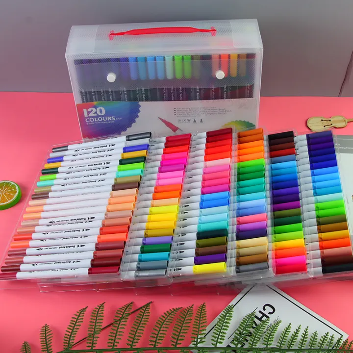 Watercolor%20pen%20set%20watery%20double%20ended%20color%20marker%20double%20ended%20pencil%20student%20kids%20soft%20head%20drawing%20pen%20wholesale%20-%20Image%203