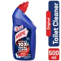 Harpic Toilet Cleaner Liquid 500ml Original Power Plus 10x Total Clean, new & thicker formula kills 99.99% of germs.