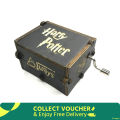 Wooden Hand Crank Queen Harry Potter Music Box. 
