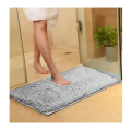 Custom design antislip floor mat home decor water absorbent chenille bath mat microfiber. 