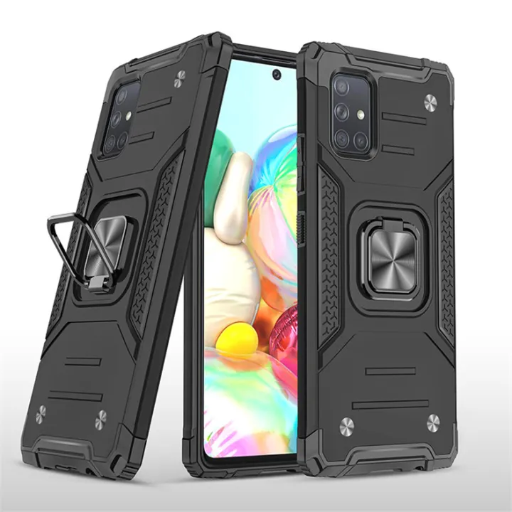 Phone%20Case%20Ring%20Stand%20Casing%20Shockproof%20Protection%20Cellphone%20Back%20Cover%20Shell%20For%20Samsung%20A02S%20(166.5mm)%20&%20Samsung%20A02S%20(164.2mm)/A03S%20India%20version%20164.2mm%20-%20Image%207