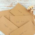 50 Pack Large Cash Envelopes 4 x 8.5 inch, Money Envelopes for Cash, Cash Envelopes For Savings plan,Cash Envelopes for Budgeting,50 envelopes money saving challenge(Brown).