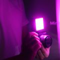 Ulanzi VL49 RGB Rechargeable Mini RGB Light | Illuminate Your Scenes with Adjustable RGB Colors | Compact and Portable. 