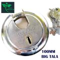 90/100 mm 10 livers Shatter lock/ Tala. specially made for Heavy duty shutter security.. 