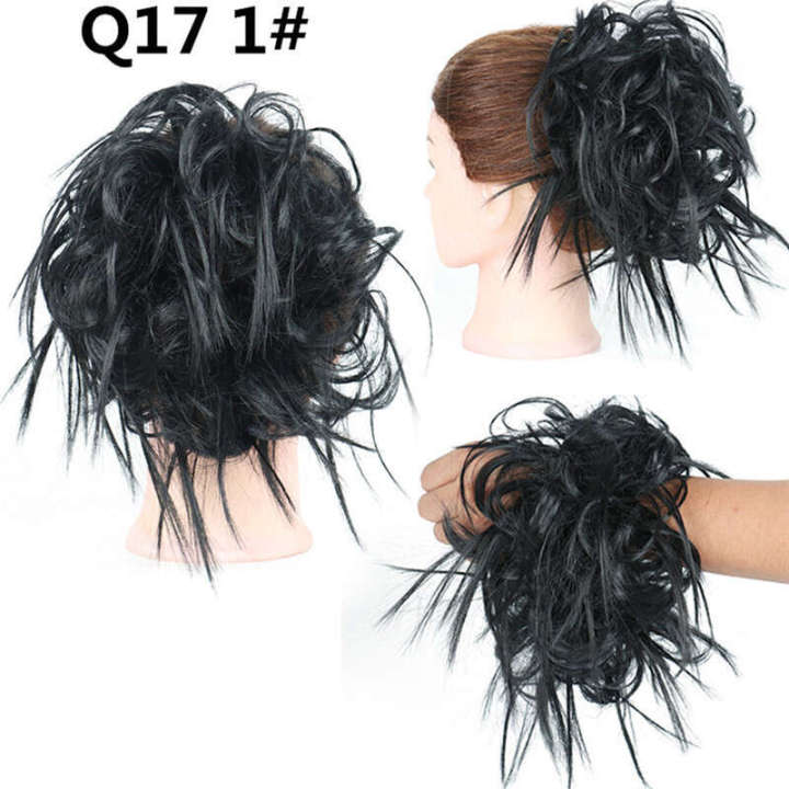 Fake%20female%20chicken%20tail%20loop%20hair%20bud%20wig%20natural%20fluffy%20synthetic%20fiber%20multi-color%20fake%20ponytail%20braid%20-%20Image%202