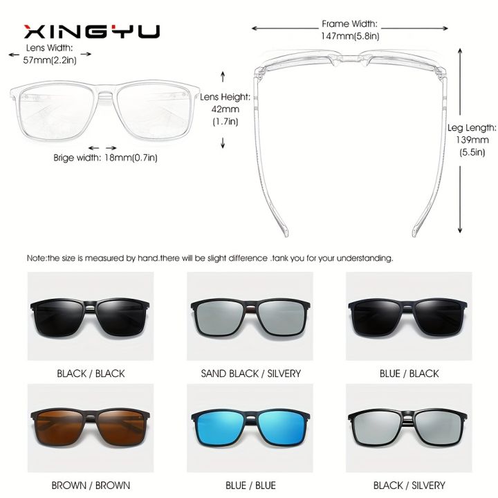 XINGYU,%20Classic%20Comfortable%20Business%20Polarized%20Sunglasses,%20For%20Men%20Women%20Outdoor%20Sports%20Party%20Vacation%20Travel%20Driving%20Fishing%20Cycling%20Decors%20Photo%20Props%20-%20Image%202