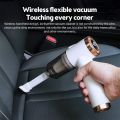 Wireless Handheld Car Vacuum Cleaner 90 Degrees Foldable Portable Vacuum Cleaner for Car / Home Cleaning 9000Pa Suction 120W Rechargeable Cordless Vacuum Cleaner with LED Lighting. 