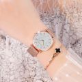 Top Brand Hannah Martin Women Watch Luxury Rose Gold Women Watches Stainless Steel Ladies Bracelet Watch Clock Gift Montre femme. 