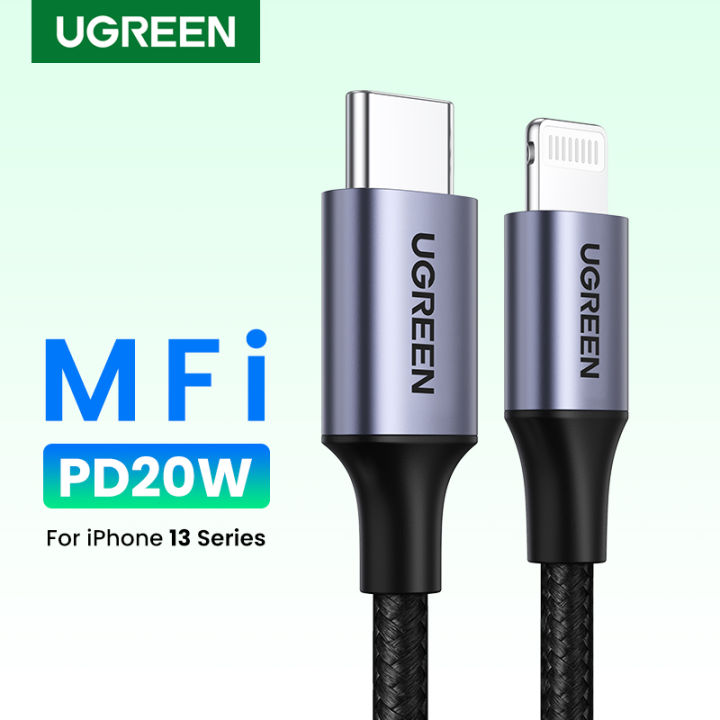Ugreen Black Iphone Lightning Cable UGREEN USB C To Lightning
