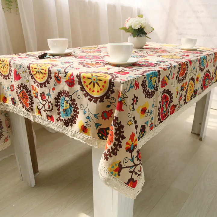 WINLIFE%20Bohemian%20National%20Wind%20Decorative%20Table%20Cloth%20Cotton%20Lace%20Tablecloth%20Dining%20Table%20Cover%20Kitchen%20Home%20Decor%20-%20Image%203
