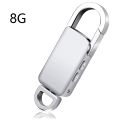 Mini Voice Recorder Keychain 8GB USB Digital Audio Recording Device for Lectures Speeches Meetings Keychain Recorder.