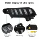 LED Daytime Running Lights Accessories for Toyota Tacoma 2016-2023, Amber Sequential Flash Turn Signal DRL Front Side Headlight. 