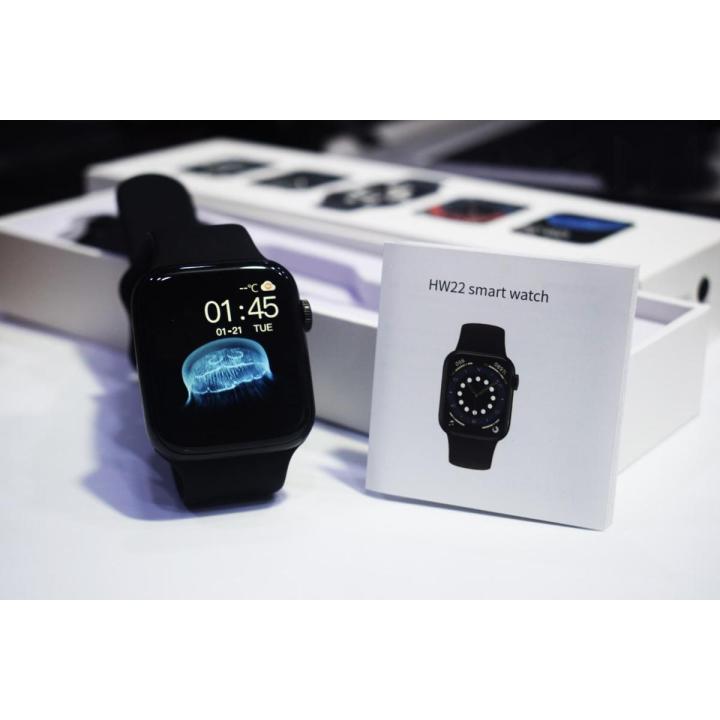 HW22 Smart Watch 44mm 1.75 inch Series 6 Split Screen /Pin Protection /Bluetooth Calling for Android & IOS Global Version