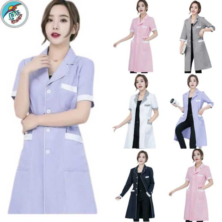 Doctor's Choice: Elegant Women’s Lab Jacket with Side Belts