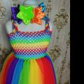 Rainbow Tutu Dress Kids.