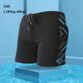 Men's Swimwear Pants Summer Beach Swim Shorts Trunks Swimsuit Swimming Trunks Boxer Briefs Quick Dry Sswimming Trunks. 