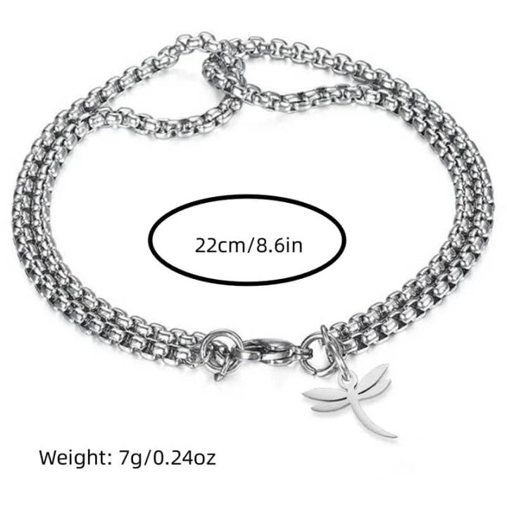 Charm%20Bracelet%20Fashion%20Box%20Chain%20Bracelet%20%20for%20men%20-%20Image%204