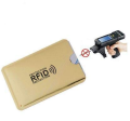 Anti RFID Card Holders, NFC Reader Lock ID Bank Card Holders, Case Protection Metal Credit Card Case - 2pcs. 