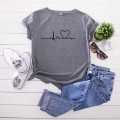 Love Degin T-shirt Women Solid Casual T Shirt.