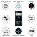 Casio FX-991ES PLUS-2 Scientific Calculator - Solar and Battery Powered-Black. 