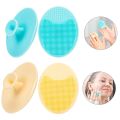 Silicone Face Scrubbers Exfoliator Brush Facial Cleansing Brush Blackhead Scrubber Exfoliating Brush-Facial Cleansing Pads Precision Pore Cleansing Pad Acne Blackheads Removing Face Brush 1pcs. 
