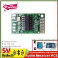Bluetooth Audio Receiver board 5V 2A Bluetooth mp3 lossless decoder board Wireless Pre-Amp Module.