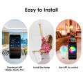 Sunrise Wake-Up Wifi Smart Lights Bulb,Phone Control Color Tunable Soft,Cool White,RGB Led Light Bulb 4.5W. 
