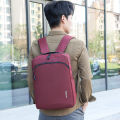 Men's Backpack, Multi-Purpose Portable Student Laptop Bag, Business USB, Simple Fashion Casual Backpack Three-Piece Set.