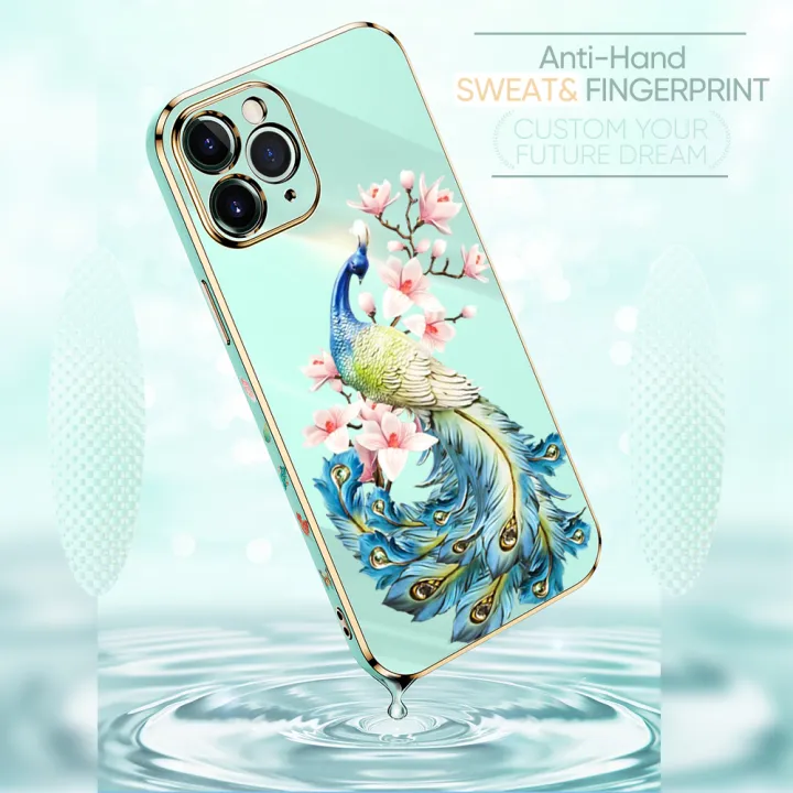 Hontinga%20for%20OPPO%20A54%20/%20A54%202021%20Back%20Cover%20+%20Free%20Lanyard%20Luxury%206D%20Plating%20Cartoon%20Peacock%20Side%20Pattern%20Case%20Soft%20Silicone%20Square%20Phone%20Cases%20-%20Image%207