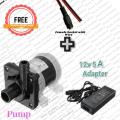 Mini Water Pump DC 220 Volt, Water Proof with Power Adapter (Combo + Free). 