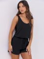 Ladies Sleeveless Summer Cotton Jumpsuit From Levin. 