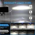 Waterproof 12V Motorcycle LED Spotlight Super Bright White Yellow Headlight 3 Eyes Lens RGB with Red Blue Strobe Flashing Fog Driving Light. 