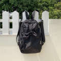 2024 New College Student Girls High Capacity Drawstring Folded Nylon Backpack for Women.