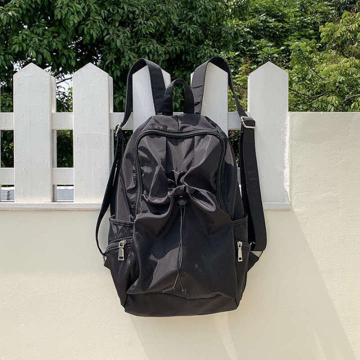 2024%20New%20College%20Student%20Girls%20High%20Capacity%20Drawstring%20Folded%20Nylon%20Backpack%20for%20Women%20-%20Image%202