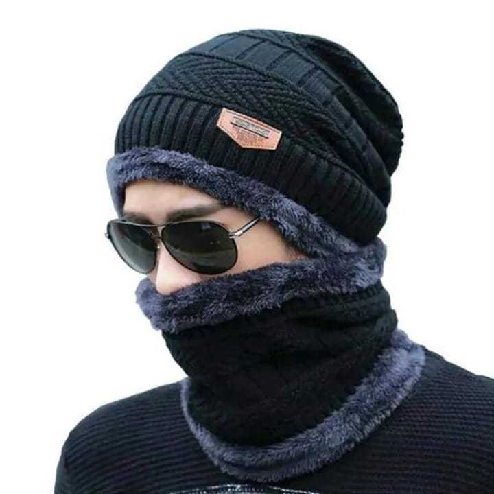 Knitted%20Hat%20Scarf%20Caps%20Neck%20Warmer%20Winter%20Hats%20For%20Men%20Women%20Skullies%20Beanies%20Warm%20Fleece%20Cap-Black%20-%20Cap%20For%20Men%20-%20Image%203