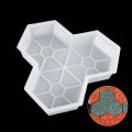 DIY Maple Leaf Path Maker Concrete Molds Garden Pavement Road Paving Brick Mould Layor. 