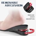 Invisible Height Increase Insole Cushion Height Adjustable Shoe Heel Insoles Insert Taller Support Shock Absorptiont Foot Pad. 