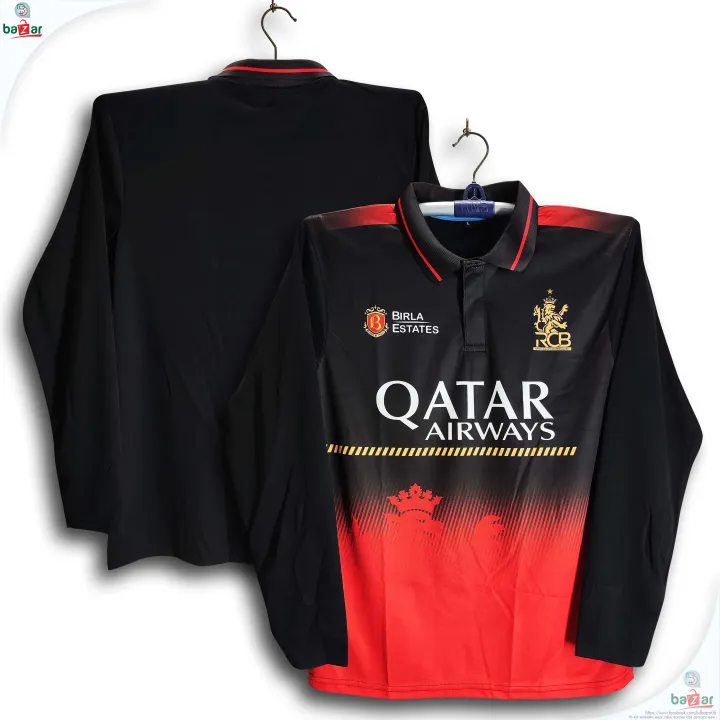 Royal%20Challengers%20Bangalore%20IPL%20Polo%20Cricket%20Jersey%20For%20Men%20-%20Long%20Sleeve%20Collar%20Polo%20-%20RCB%20Jersey%202026/27%20-%20Image%204