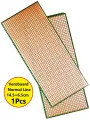 Veroboard Normal Line 14.5×6.5cm Stripboard PCB Printed Circuit Board For Prototyping Designing Weld Soldering Arduino DIY. 