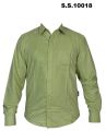 Solid Color Fashionable Long Sleeve Shirt For Man - Olive Colour– Shirt. 