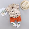 Fashion Baby Boy's Suit Summer Casual Clothes Set Top Shorts 2PCS Baby Clothing Set for Boys Infant Suits Kids Clothes. 