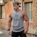 New Cotton Gym Tank Tops Men Sleeveless Tank tops For Boys Bodybuilding Clothing Undershirt Fitness Stringer workout Vest. 