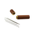 1 Pcs Sewing Needles Storage Box , Wooden Needle Case.