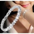 Sterling Silver Crystal Bracelet.