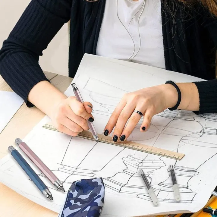 High%20Quality%204.0mm%20Mechanical%20Pencil%20Metal%202B/4B/6B/8B/10B%20Pencil%20Refill%20Automatic%20Pencil%20Drawing%20Writing%20Tool%20Sketch%20Comics%20Design%20Sketch%20Pencil%20Art%20Painting%20Supplies%20-%20Image%204